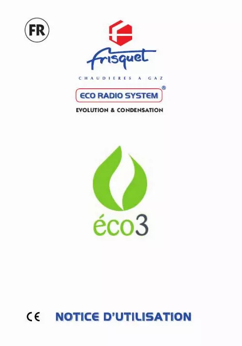 Notice FRISQUET ECO RADIO SYSTEM chaudière Trouver une solution à un — free download